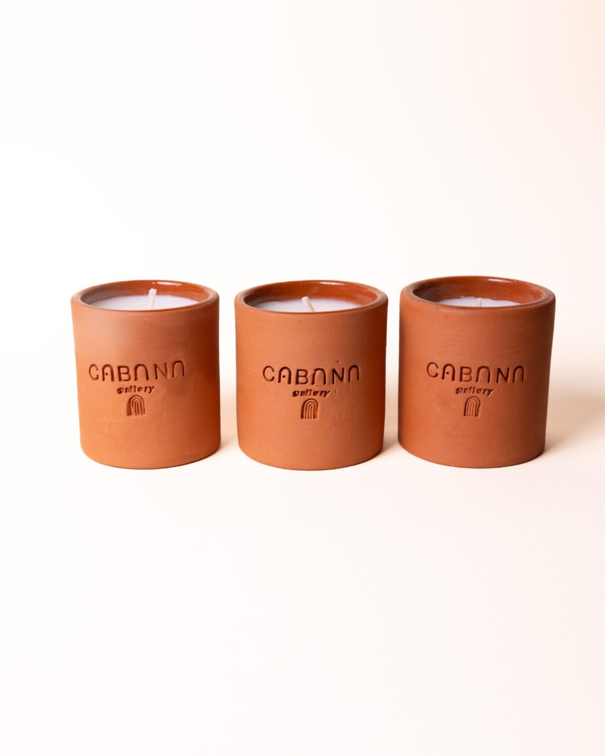 Bougie Parfumée Naturelle Envoutant Parfum - Trio (50gr X 3), 1 Thé & Menthe, 1 Rose oud et 1 Datte - Cabana Gallery