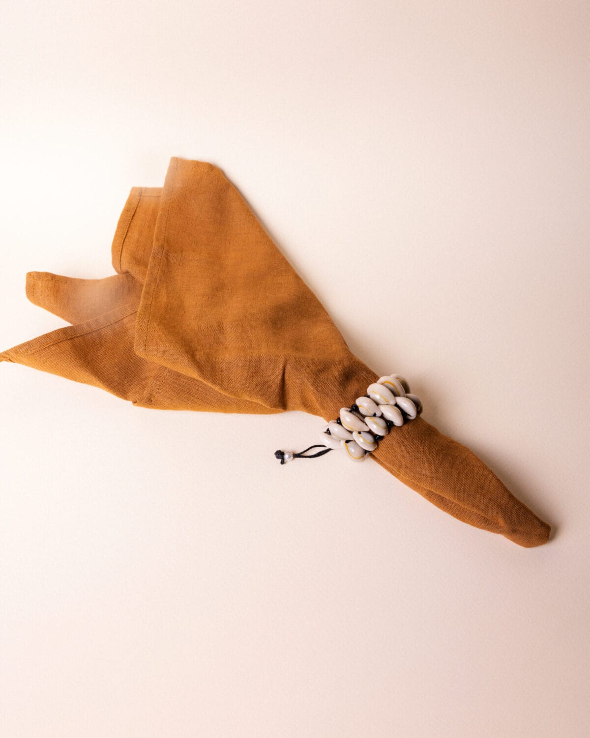 Serviette en Lin uni cannelle - Cabana Gallery