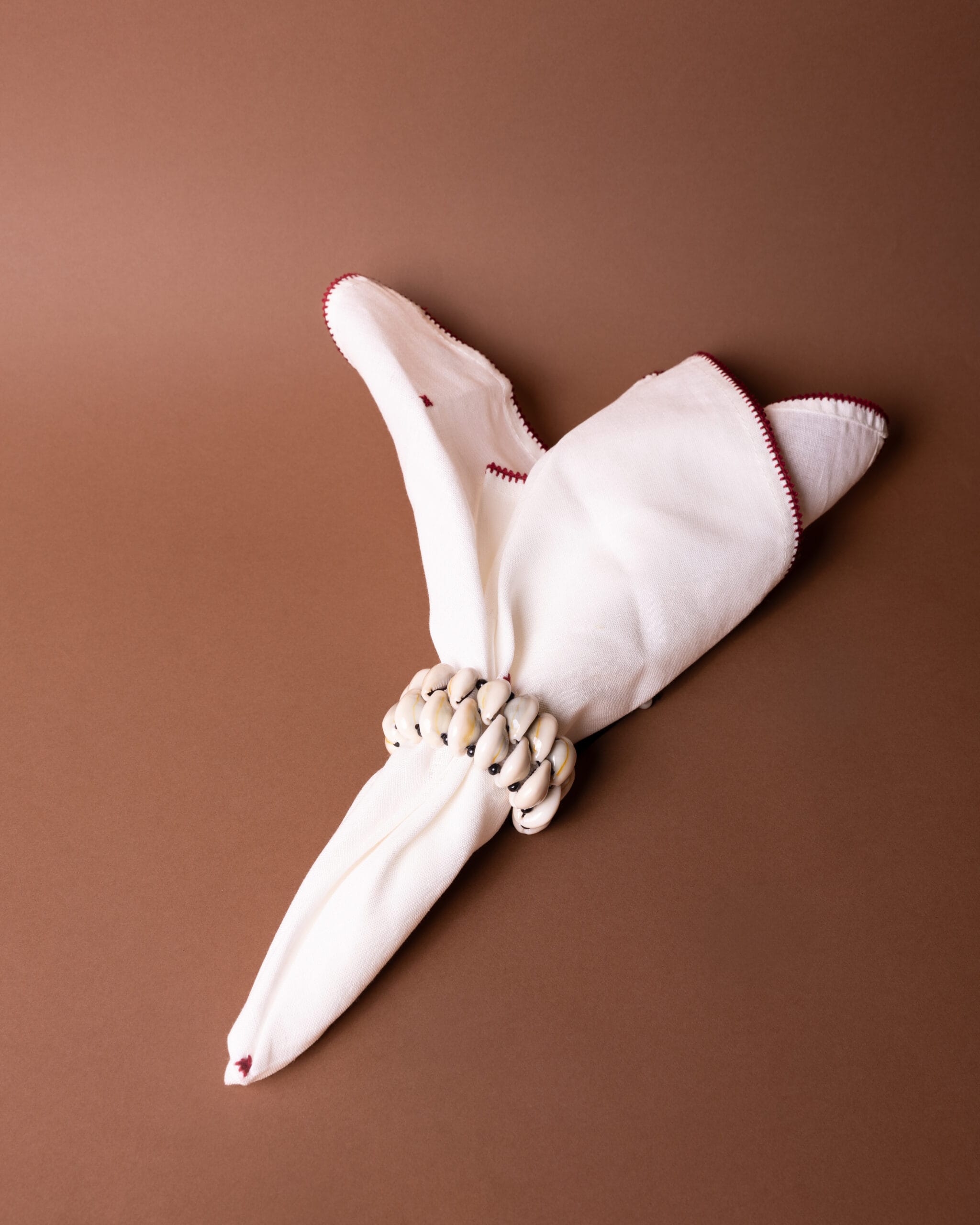 Serviette Lin Brodée - Cabana Gallery