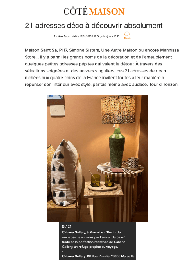 FÉVRIER 2025 - COTEMAISON.FR