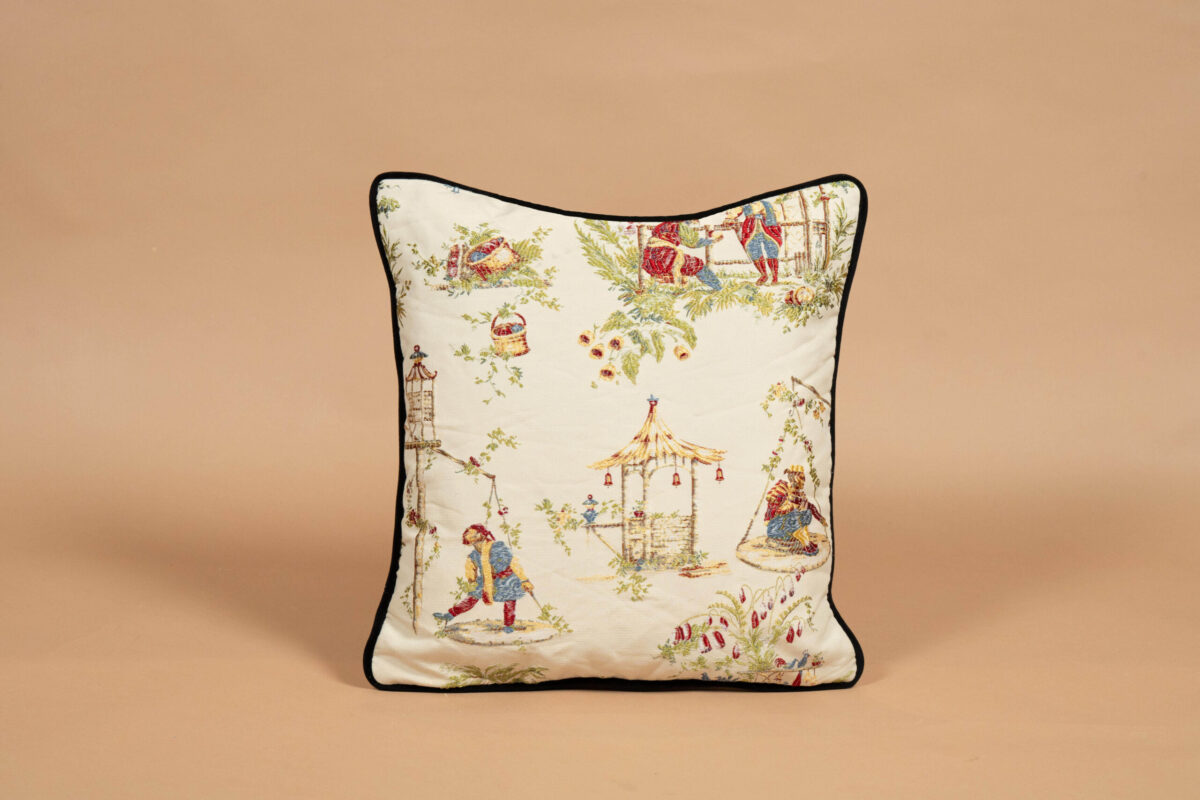 Coussin Broderies Indes Galantes
