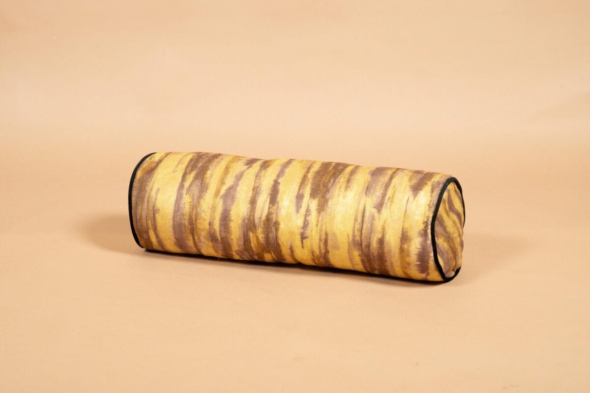 Coussin Polochon Ocre Sablé